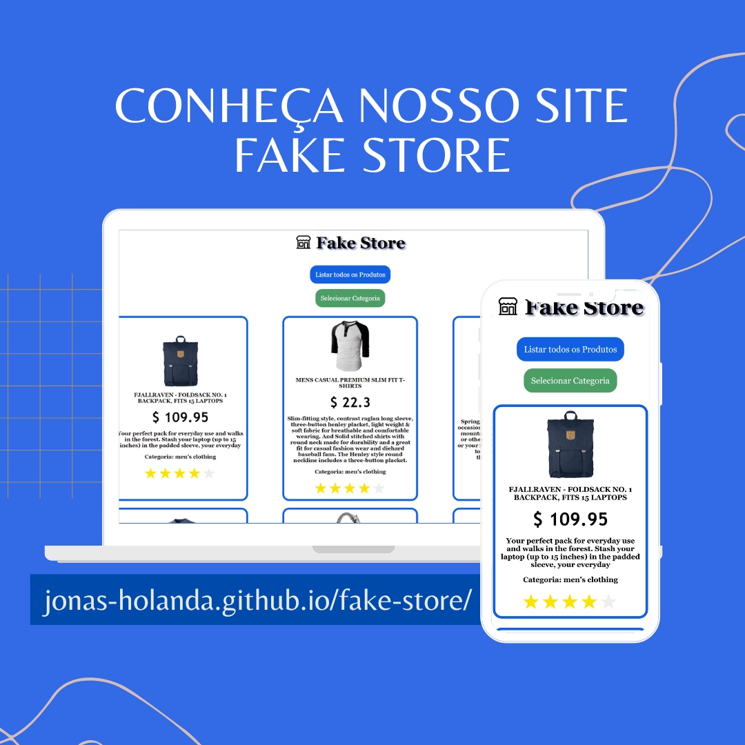 Banner da Fake Store